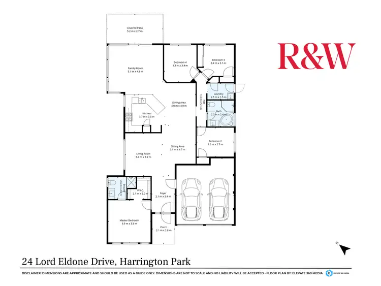 Floorplan of Homely house listing, 24 LORD ELDON DRIVE, Harrington Park NSW 2567