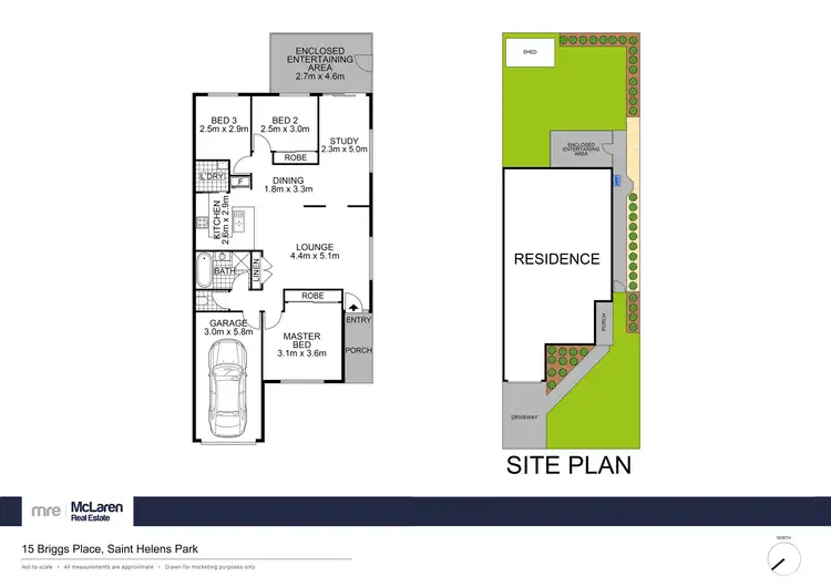 Floorplan of Homely semi-detached listing, 15 Briggs Place, St Helens Park NSW 2560