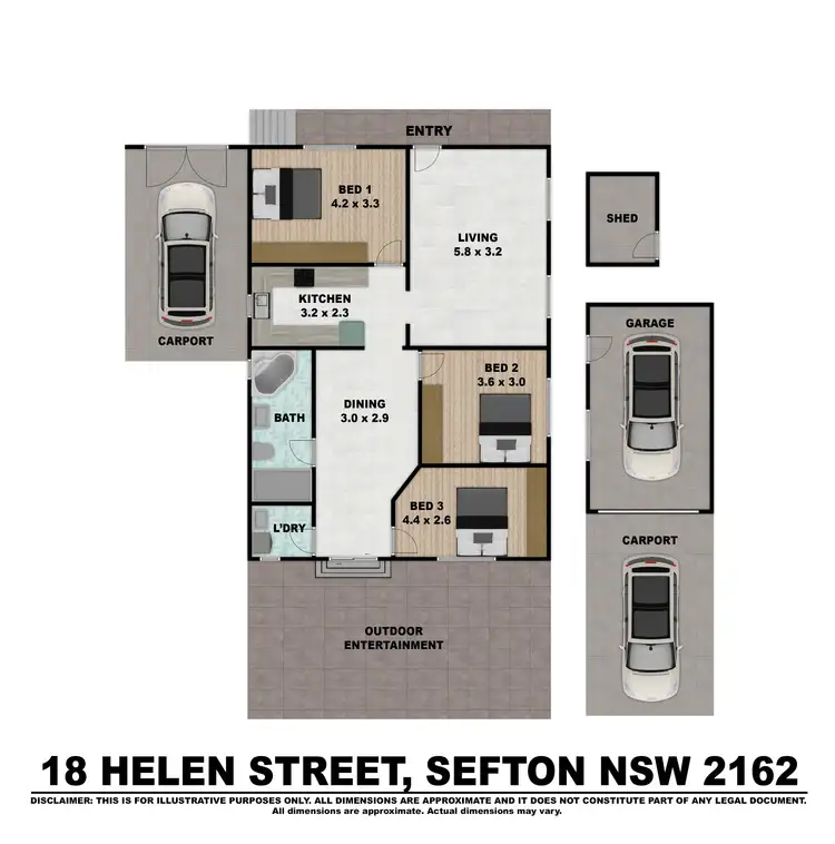 Floorplan of Homely house listing, 18 Helen Street, Sefton NSW 2162