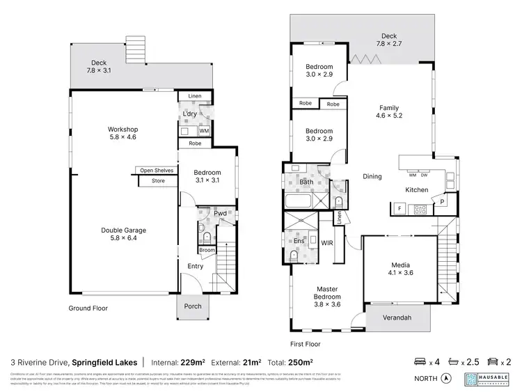 Floorplan of Homely house listing, 3 Riverine Drive, Springfield Lakes QLD 4300