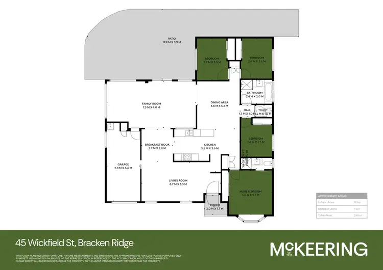 Floorplan of Homely house listing, 45 Wickfield Street, Bracken Ridge QLD 4017