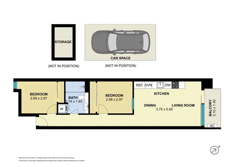 Floorplan of Homely apartment listing, 701/33 Claremont Street, South Yarra VIC 3141