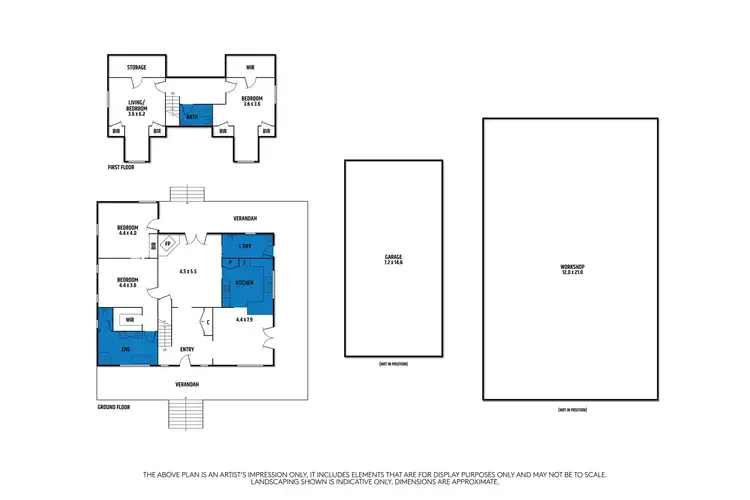 Floorplan of Homely rural property listing, 801 Midland Link Highway, Maindample VIC 3723