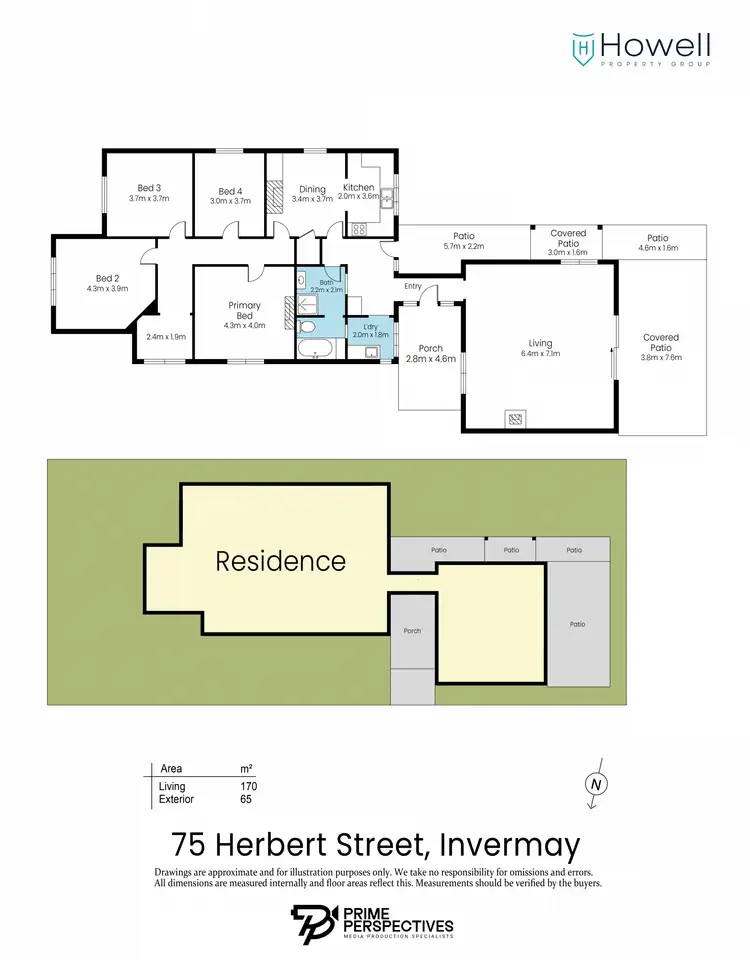 Floorplan of Homely house listing, 75 Herbert Street, Invermay TAS 7248