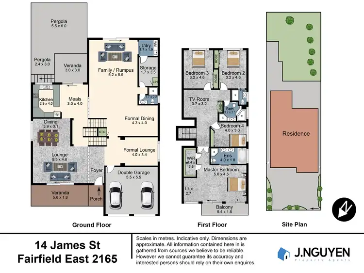Floorplan of Homely house listing, 14 James Street, Fairfield East NSW 2165