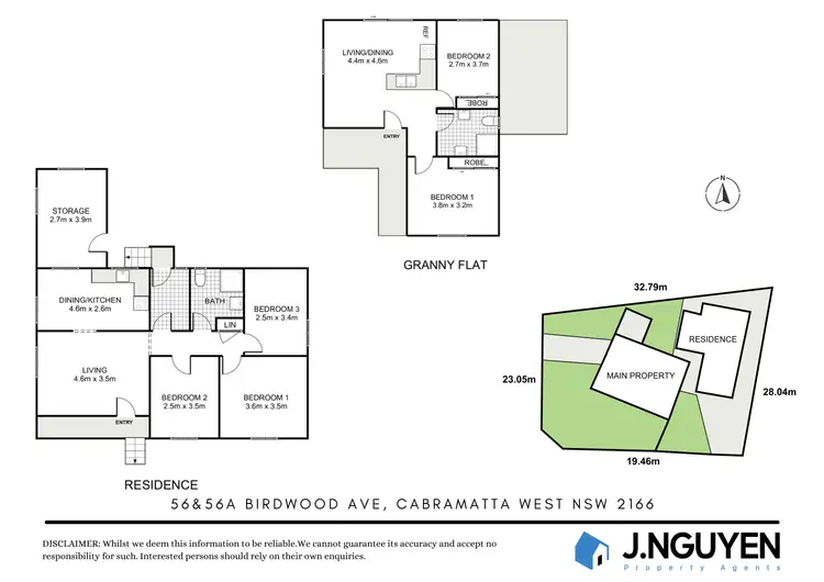 Floorplan of Homely house listing, 56 & 56a Birdwood Avenue, Cabramatta West NSW 2166
