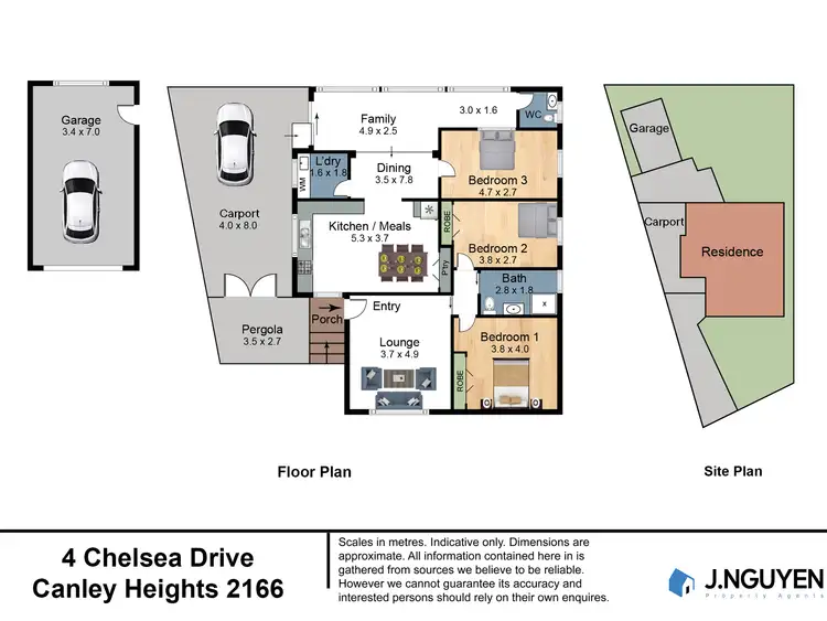 Floorplan of Homely house listing, 4 Chelsea Drive, Canley Heights NSW 2166