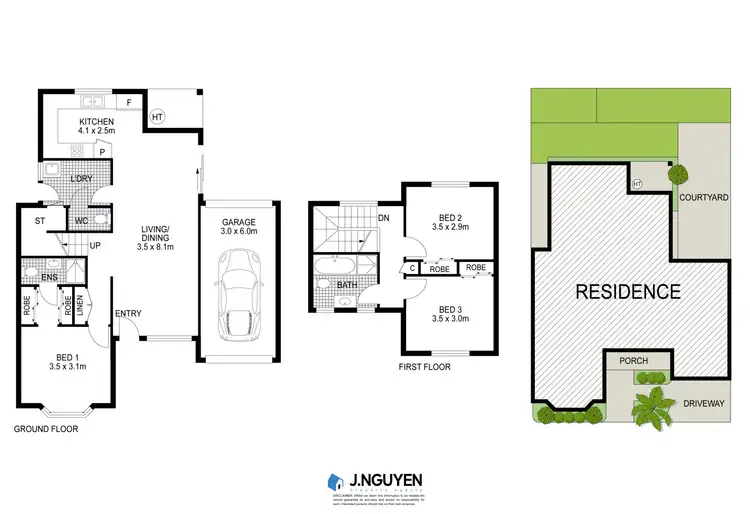 Floorplan of Homely townhouse listing, 2/620-622 The Horsley Drive, Smithfield NSW 2164