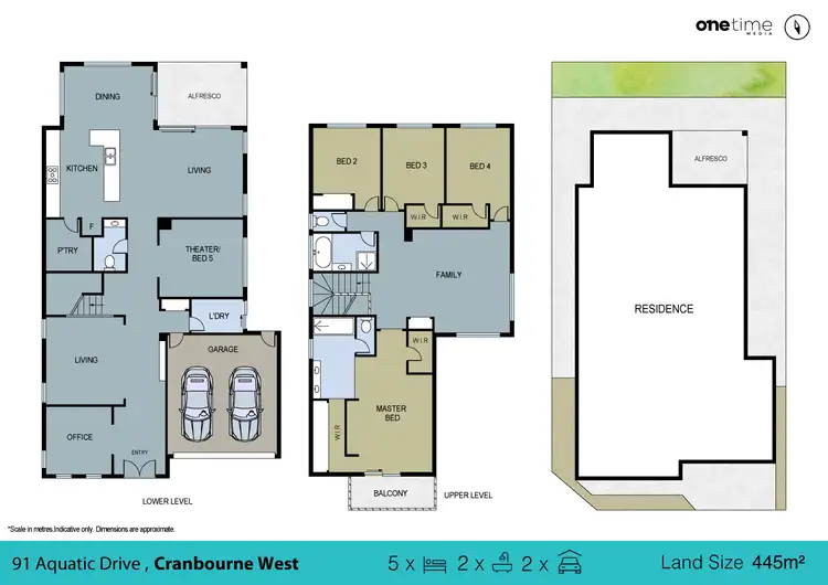 Floorplan of Homely house listing, 91 Aquatic Drive, Cranbourne West VIC 3977