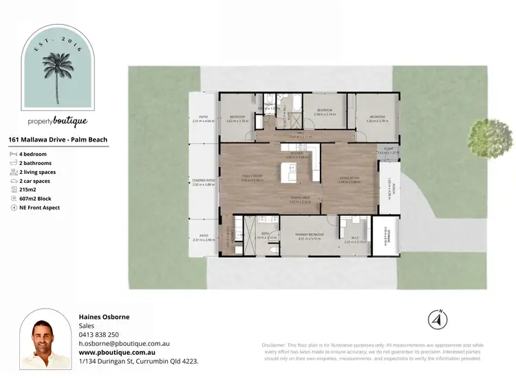 Floorplan of Homely house listing, 161 MALLAWA DRIVE, Palm Beach QLD 4221