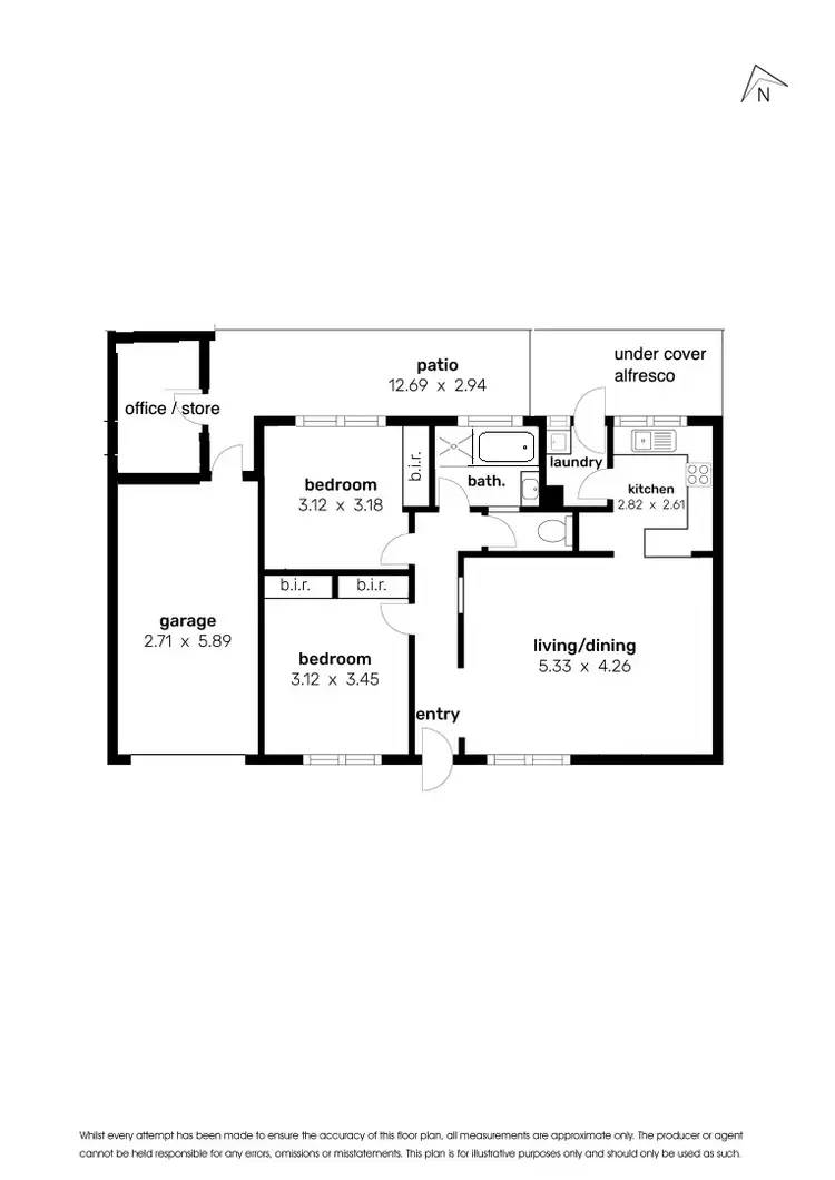 Floorplan of Homely unit listing, 4/35 ROSE STREET, Altona VIC 3018