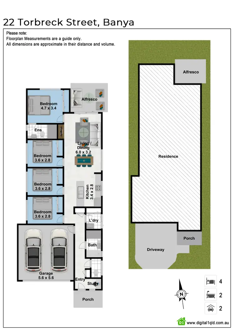 Floorplan of Homely house listing, 22 Torbreck Street, Banya QLD 4551