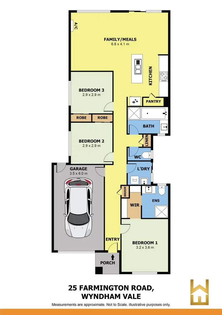 Floorplan of Homely house listing, 25 Farmington Road, Wyndham Vale VIC 3024
