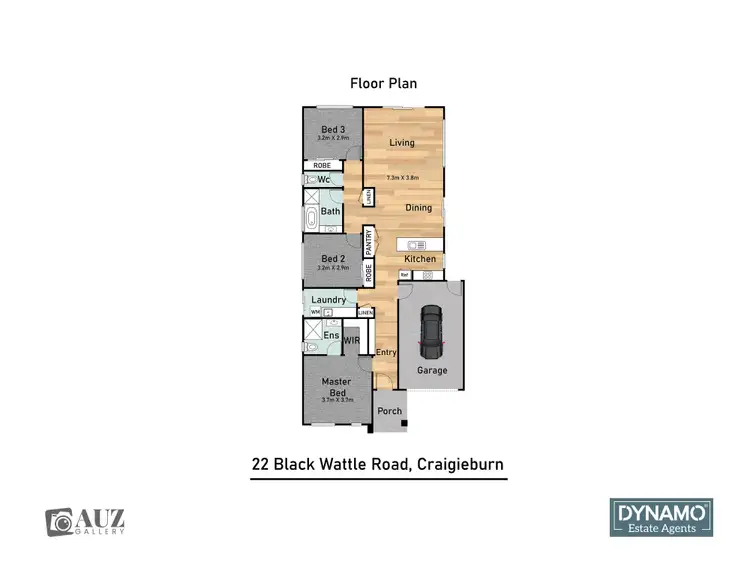 Floorplan of Homely house listing, 22 Black Wattle Road, Craigieburn VIC 3064