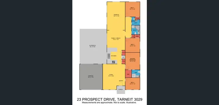 Floorplan of Homely house listing, 23 PROSPECT DRIVE, Tarneit VIC 3029