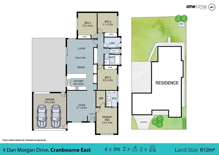 Floorplan of Homely house listing, 4 Dan Morgan Drive, Cranbourne East VIC 3977