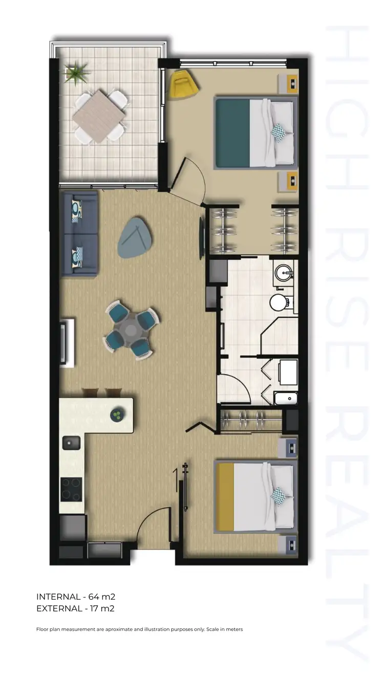 Floorplan of Homely apartment listing, 602/510 Saint Pauls Terrace, Bowen Hills QLD 4006