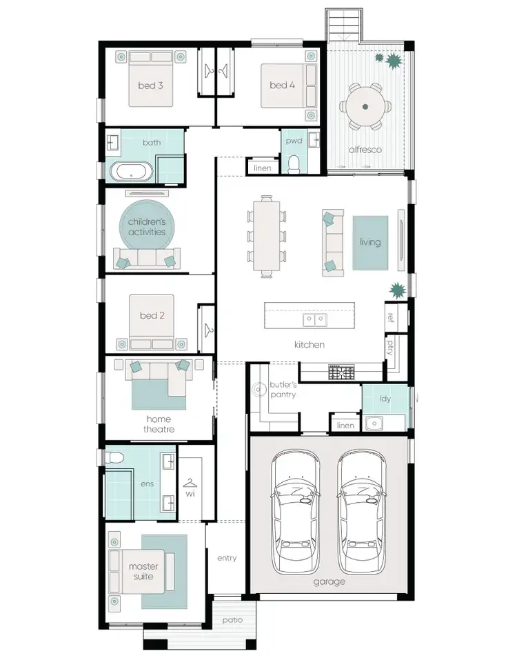 Floorplan of Homely house listing, 44 Holroyd Street, Albion Park NSW 2527