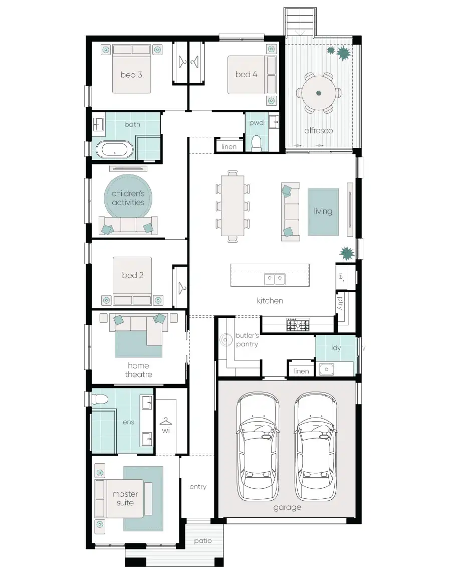 Floorplan of Homely house listing, 44 Holroyd Street, Albion Park NSW 2527