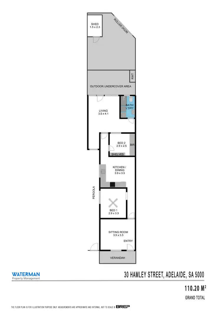 Floorplan of Homely house listing, 30 Hamley Street, Adelaide SA 5000