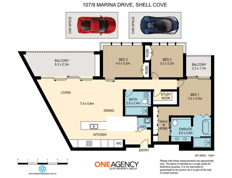 Floorplan of Homely apartment listing, 107/9 Marina Drive, Shell Cove NSW 2529