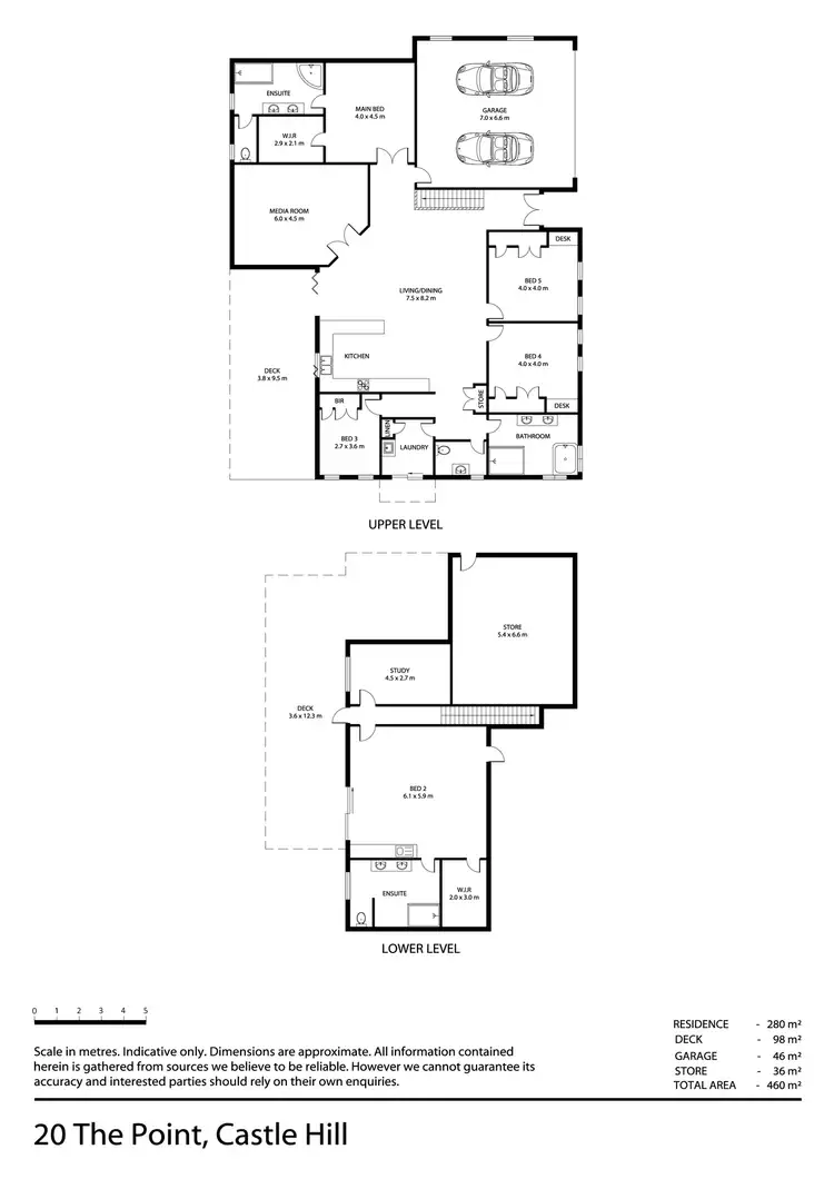 Floorplan of Homely house listing, 20 The Point, Castle Hill QLD 4810
