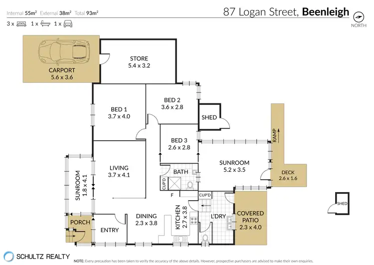 Floorplan of Homely house listing, 87 Logan Street, Beenleigh QLD 4207