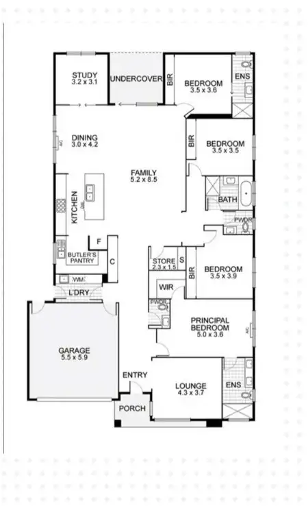 Floorplan of Homely land listing, LOT 92, 37 Forrest Green Drive, Armstrong Creek VIC 3217