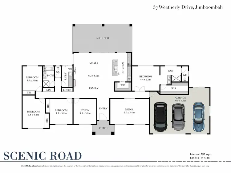 Floorplan of Homely rural property listing, 57 Weatherly Drive, Jimboomba QLD 4280