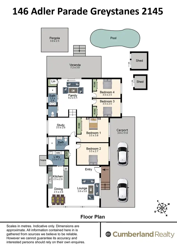 Floorplan of Homely house listing, 146 Adler Parade, Greystanes NSW 2145