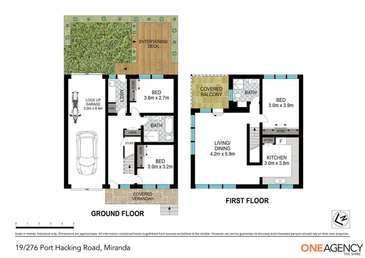 Floorplan of Homely townhouse listing, 19/276 Port Hacking Road, Miranda NSW 2228