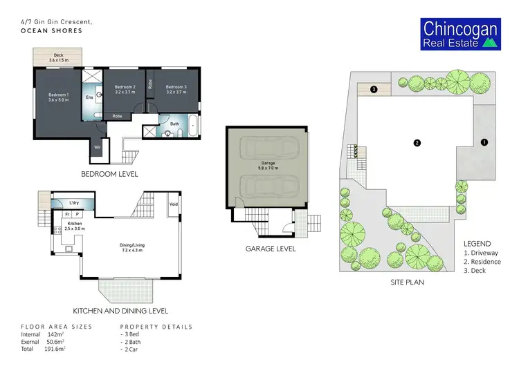 Floorplan of Homely house listing, 4/7 Gin Gin Crescent, Ocean Shores NSW 2483