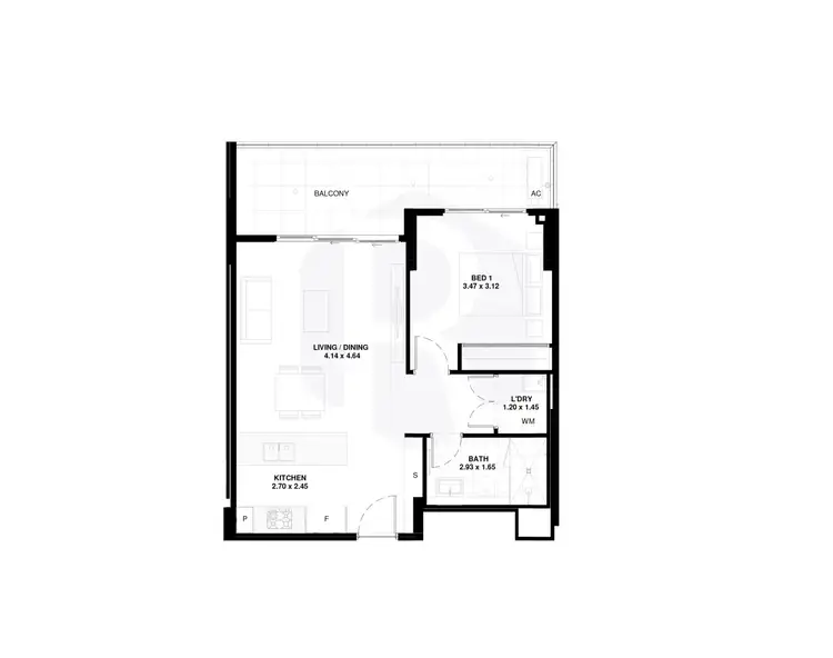 Floorplan of Homely apartment listing, E204/1 Sanctuary St, Kembla Grange NSW 2526