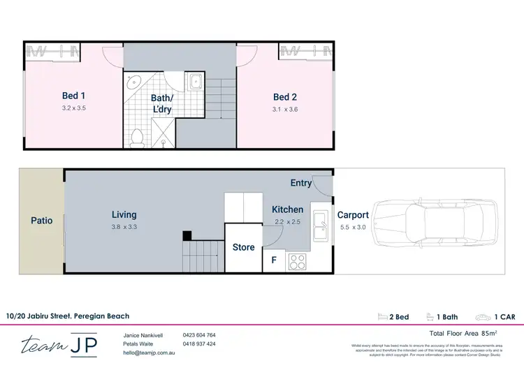 Floorplan of Homely unit listing, 10/20 Jabiru Street, Peregian Beach QLD 4573