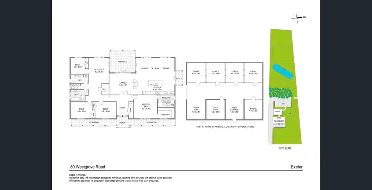 Floorplan of Homely rural property listing, 80 Westgrove Road, Exeter NSW 2579