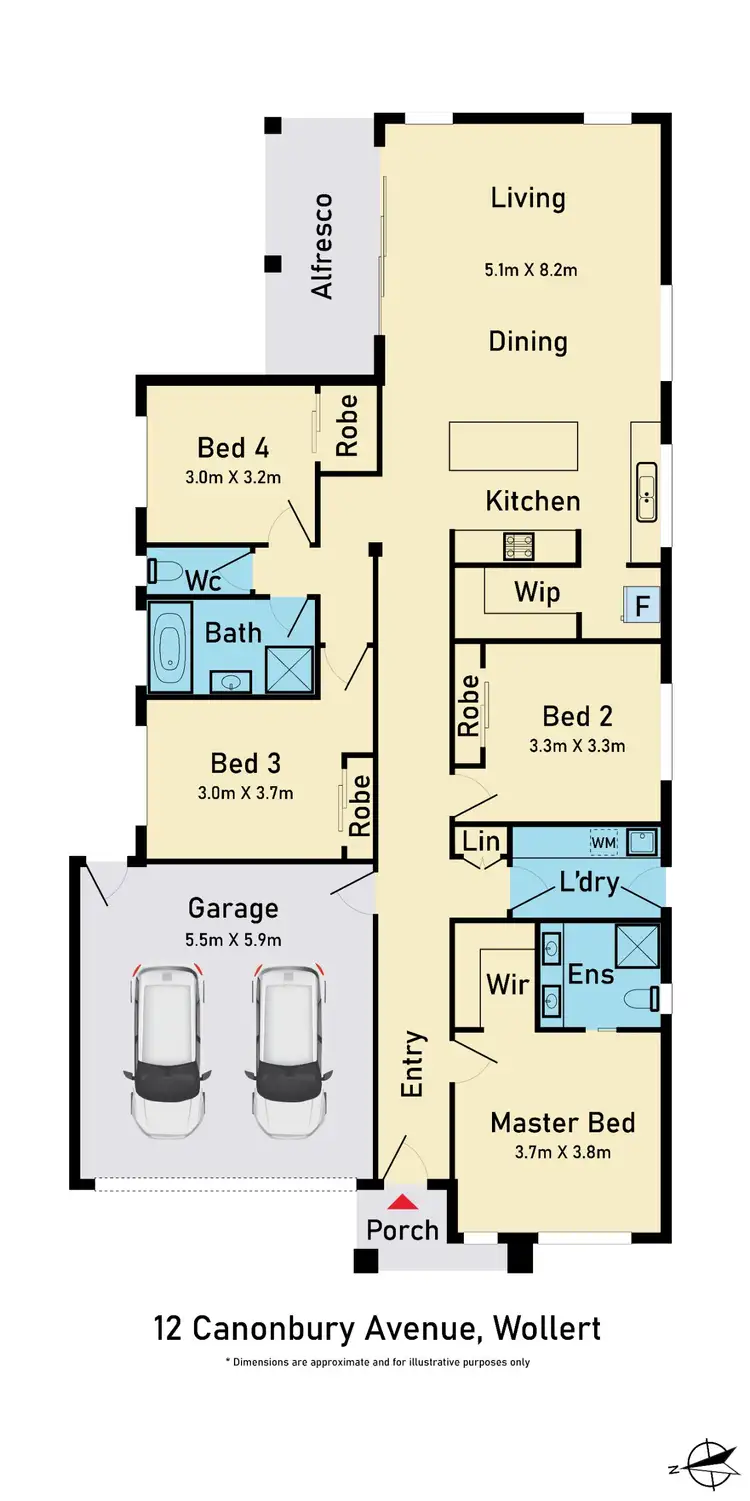 Floorplan of Homely house listing, 12 Canonbury Avenue, Wollert VIC 3750