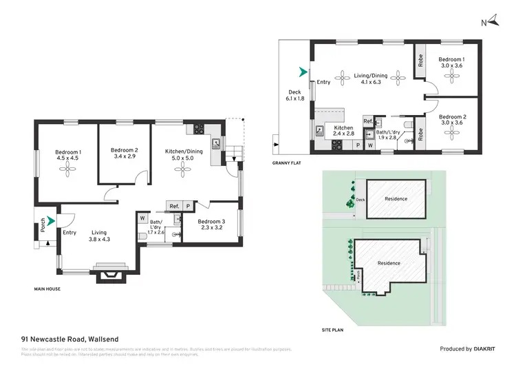Floorplan of Homely house listing, 91 Newcastle Road, Wallsend NSW 2287