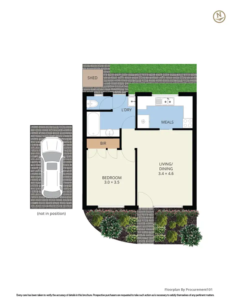 Floorplan of Homely unit listing, 3/13 Ellendale Road, Noble Park VIC 3174