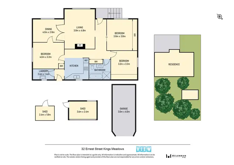 Floorplan of Homely house listing, 32 Ernest Street, Kings Meadows TAS 7249
