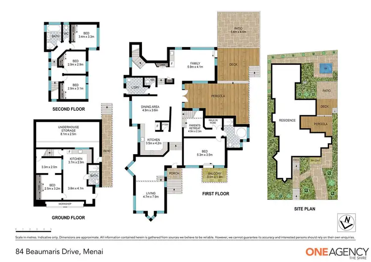 Floorplan of Homely house listing, 84 Beaumaris Drive, Menai NSW 2234