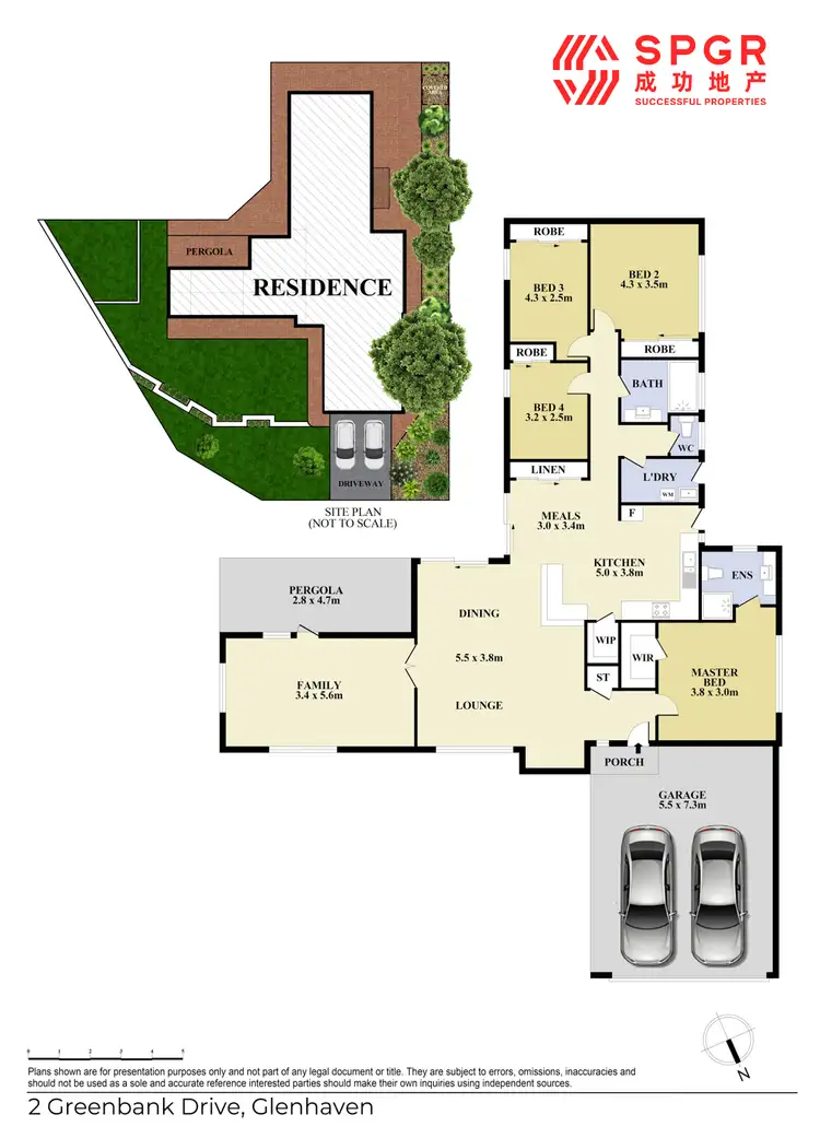 Floorplan of Homely house listing, 2 Greenbank Drive, Glenhaven NSW 2156