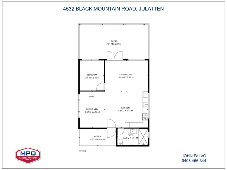 Floorplan of Homely rural property listing, 4532 Black Mountain Road, Julatten QLD 4871
