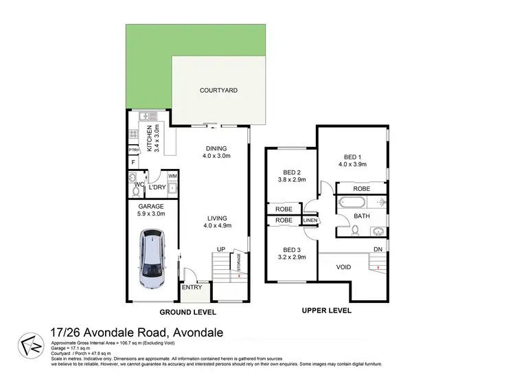 Floorplan of Homely townhouse listing, 17/26 Avondale Road, Avondale NSW 2530