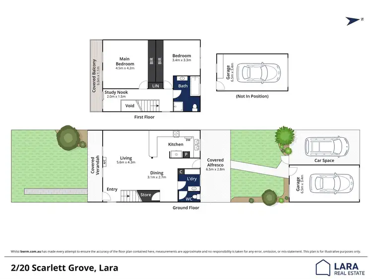 Floorplan of Homely house listing, 2/20-22 Scarlett Grove, Lara VIC 3212