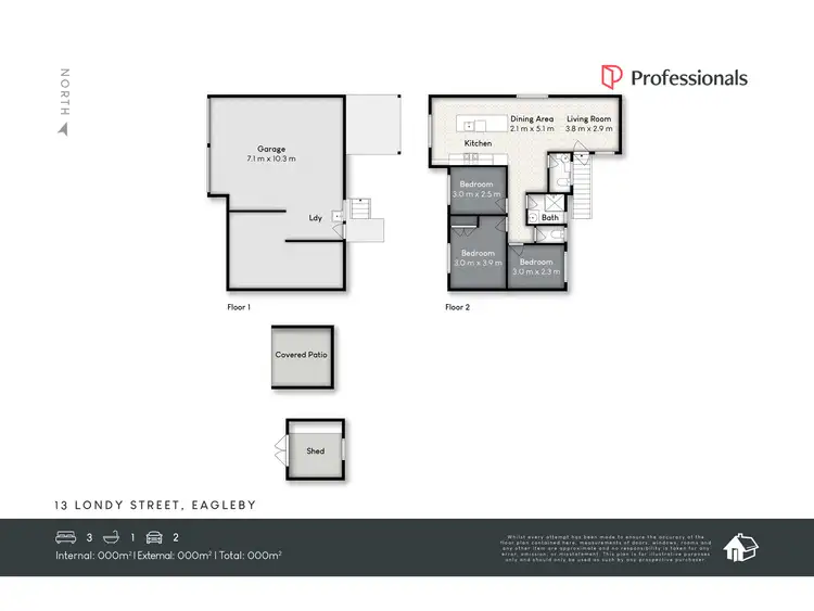 Floorplan of Homely house listing, 13 Londy Street, Eagleby QLD 4207