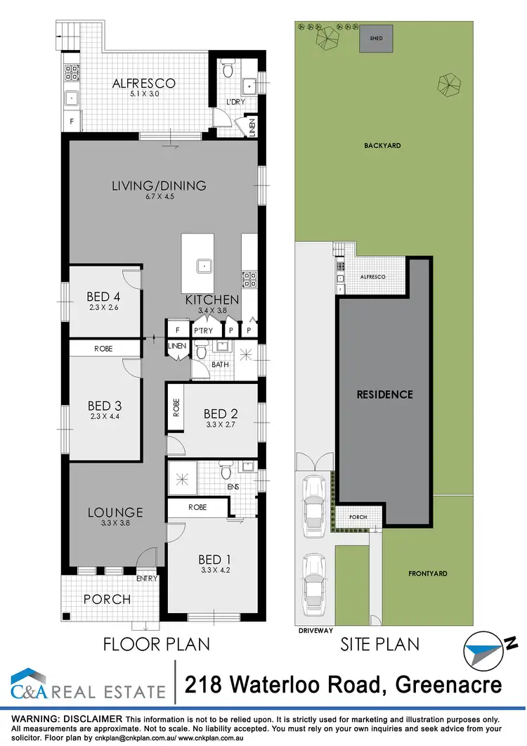 Floorplan of Homely house listing, 218 WATERLOO ROAD, Greenacre NSW 2190