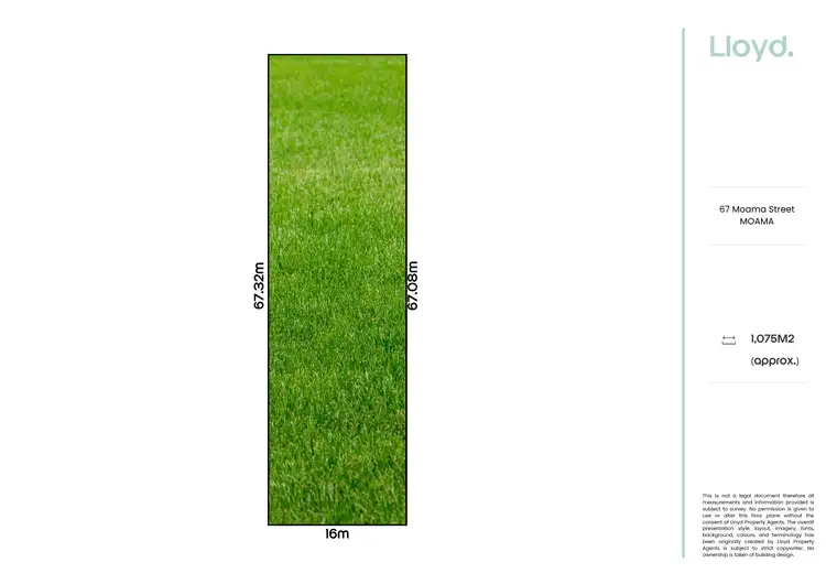 Floorplan of Homely land listing, 67 MARINE DRIVE, Moama NSW 2731