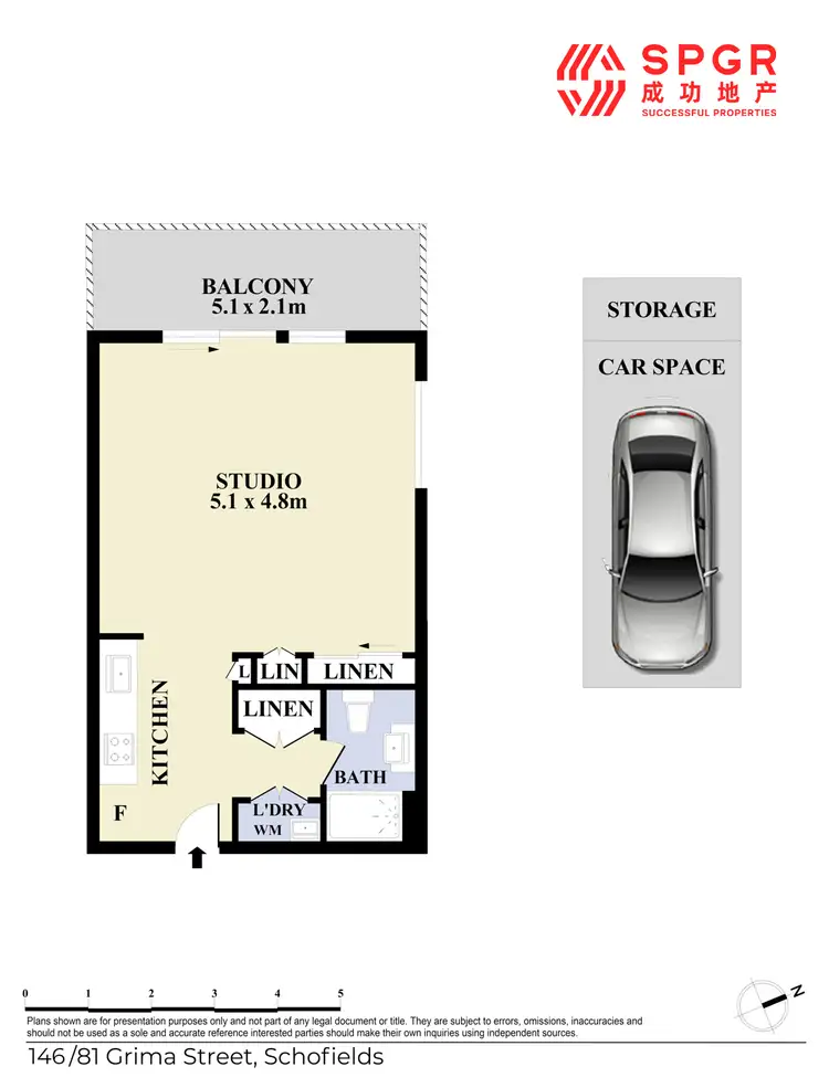 Floorplan of Homely apartment listing, 146/81 Grima Street, Schofields NSW 2762