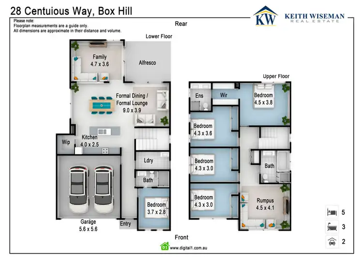 Floorplan of Homely house listing, 28 Centaurus Way, Box Hill NSW 2765