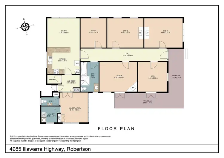 Floorplan of Homely rural property listing, 4985 Illawarra Highway, Robertson NSW 2577